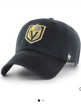 Vegas Golden Knights 
Fanatics Black Cap with Gold Shield Emblem